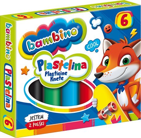 Plastelina 6 kolorów 15 g ZWIERZAKI UCZNIAKI Plastelina 6 kolorów 15 g ZWIERZAKI UCZNIAKI