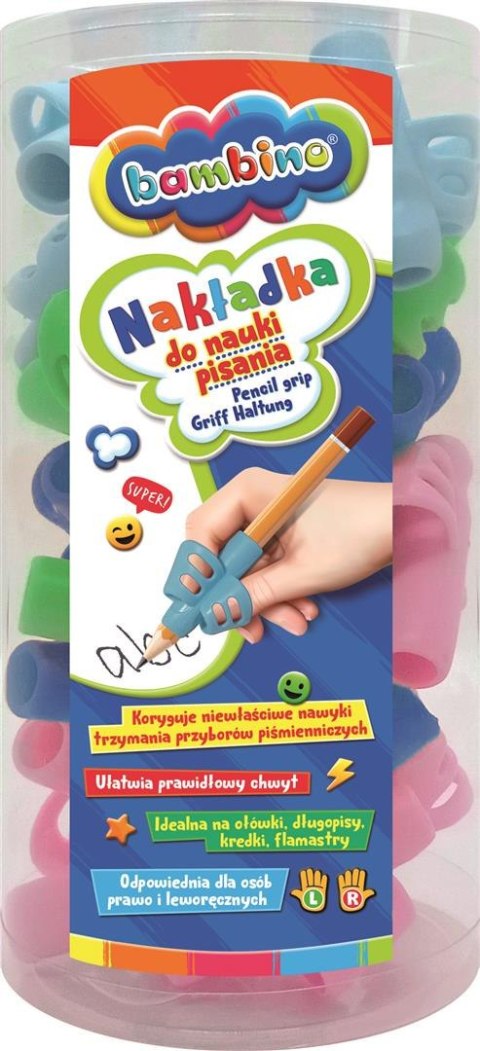 Nakładka do nauki pisania tuba 24 sztuki ZWIERZAKI UCZNIAKI Nakładka do nauki pisania tuba 24 sztuki ZWIERZAKI UCZNIAKI