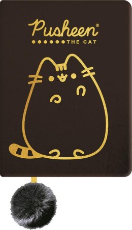 Notatnik pluszowy A5 96 kartek PUSHEEN GOLD