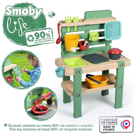 Smoby Life Kuchnia do zabawy wodą i piaskiem Smoby Life Kuchnia do zabawy wodą i piaskiem