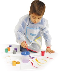 Colorino kids fartuszek transparentny z rękawkami dla dzieci