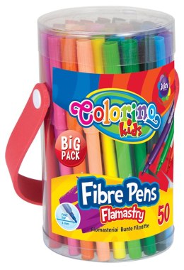 Colorino kids flamastry 50 sztuk do rysowania malowania do szkoły duża tuba