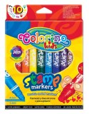 Colorino kids flamastry dwustronne pieczątki 10 kolorów pisaki mazaki