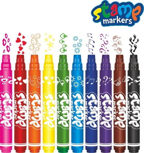 Colorino kids flamastry dwustronne pieczątki 10 kolorów pisaki mazaki Colorino kids flamastry dwustronne pieczątki 10 kolorów pisaki mazaki
