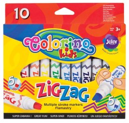 Colorino kids flamastry zig zag 10 kolorów pisaki mazaki