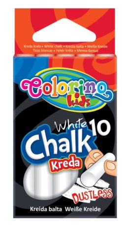 Colorino kids kreda biała bezpyłowa 10 sztuk