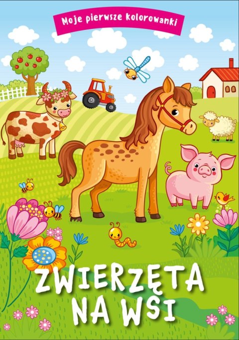 Moje pierwsze kolorowanki. Zwierzęta na wsi Moje pierwsze kolorowanki. Zwierzęta na wsi