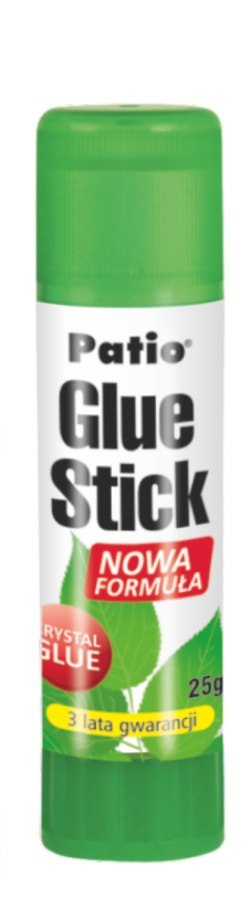 Patio klej szkolny biurowy mocny w sztyfcie crystal 25g
