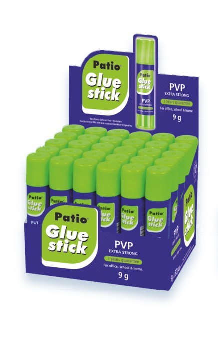 Patio klej szkolny biurowy w sztyfcie pvp 9g