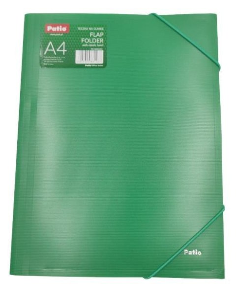 Teczka na gumkę a4 zielona Teczka na gumkę a4 zielona