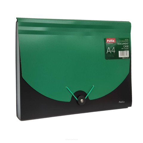 Teczka z 12 przegrodami zielona Teczka z 12 przegrodami zielona