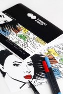 Blok do markerów, ART, 100g, A5, 25 ark, Happy Color