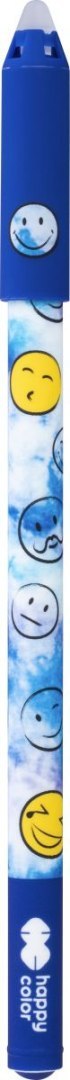 Długopis wymazywalny Smile, 0,5 mm, niebieski, Happy Color
