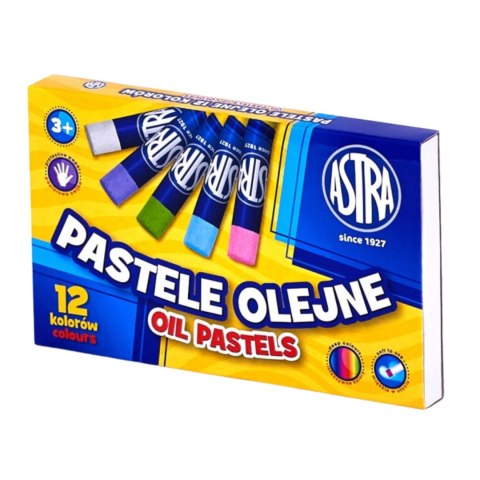 PASTELE OLEJNE ASTRA 12 KOLORÓW KREDKI PASTELE OLEJNE ASTRA 12 KOLORÓW KREDKI