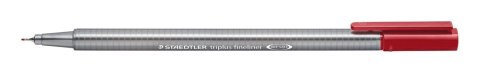 Cienkopis triplus, trójkątny, 0.3 mm, karminowy, Staedtler Cienkopis triplus, trójkątny, 0.3 mm, karminowy, Staedtler