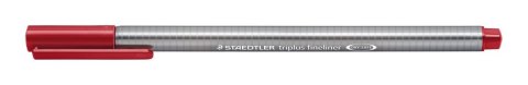 Cienkopis triplus, trójkątny, 0.3 mm, karminowy, Staedtler Cienkopis triplus, trójkątny, 0.3 mm, karminowy, Staedtler