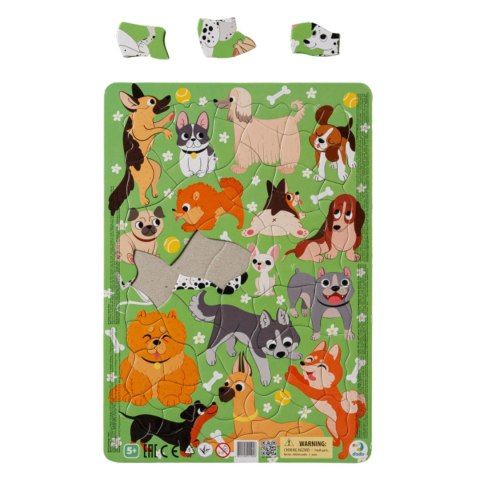 Puzzle ramkowe Psy 300219 Puzzle ramkowe Psy 300219