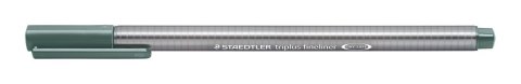 Cienkopis triplus, trójkątny, 0.3 mm, ciepły szary, Staedtler Cienkopis triplus, trójkątny, 0.3 mm, ciepły szary, Staedtler