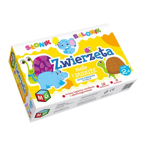ZWIERZĘTA DUŻE I MAŁE - SŁONIK BALONIK ZWIERZĘTA DUŻE I MAŁE - SŁONIK BALONIK
