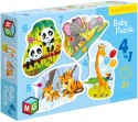 BABY PUZZLE DZIKIE ZWIERZĄTKA