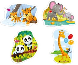 BABY PUZZLE DZIKIE ZWIERZĄTKA