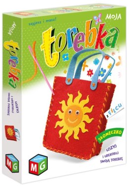 MOJA TOREBKA Z FILCU- SŁONECZKO