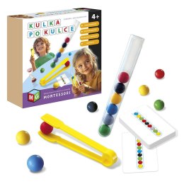 MONTESSORI GRA I ZABAWKA EDUKACYJNA - KULKA PO KULCE