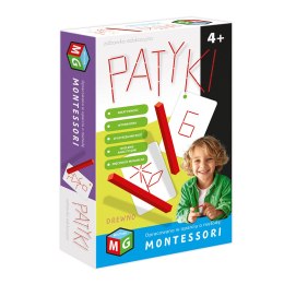 MONTESSORI ZABAWKA EDUKACYJNA - PATYKI