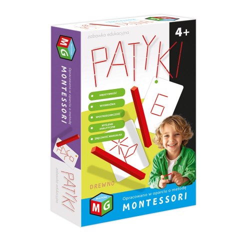 MONTESSORI ZABAWKA EDUKACYJNA - PATYKI MONTESSORI ZABAWKA EDUKACYJNA - PATYKI