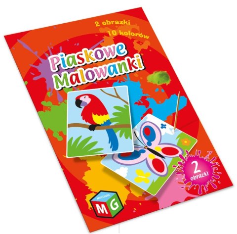 PIASKOWE MALOWANKI- MOTYL I PAPUGA PIASKOWE MALOWANKI- MOTYL I PAPUGA