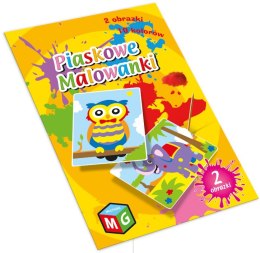 PIASKOWE MALOWANKI - SOWA I SŁOŃ