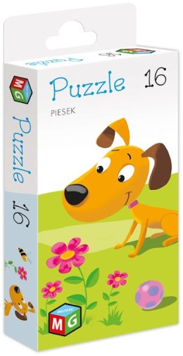 PUZZLE 16 ELEMENTÓW- PIESEK