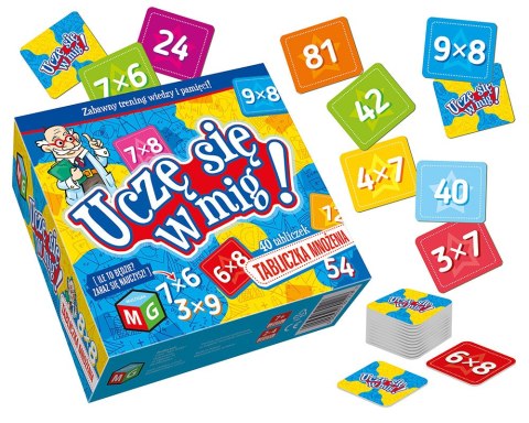 TABLICZKA MNOŻENIA - UCZĘ SIĘ W MIG TABLICZKA MNOŻENIA - UCZĘ SIĘ W MIG