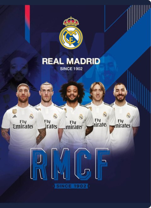 Zeszyt MO A5 16k kratka Real Madrid 5 Zeszyt MO A5 16k kratka Real Madrid 5