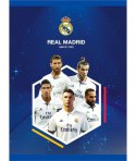 Zeszyt MO A5 16k trzy linie kolor R.Madrid3