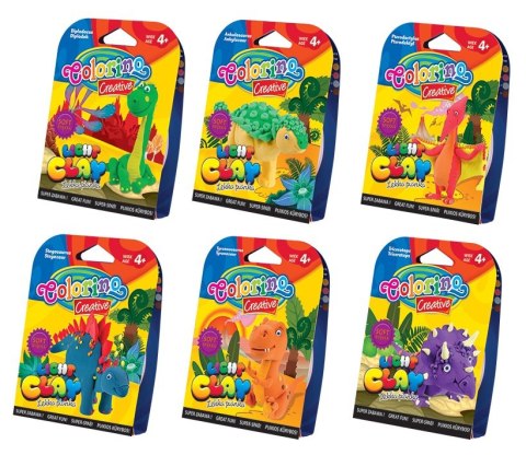 COLORINO CREATIVE - PIANKA "DINO" 6 ZWIERZĄTEK - 1 szt. COLORINO CREATIVE - PIANKA "DINO" 6 ZWIERZĄTEK - 1 szt.