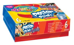 COLORINO - FARBY PLAKATOWE 20 ML 6 KOL. 