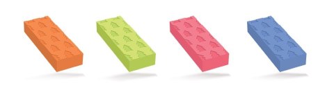 COLORINO - GUMKA DO ŚCIERANIA 2 SZTUKI "CHOINKA" - BLISTER - 1 szt. COLORINO - GUMKA DO ŚCIERANIA 2 SZTUKI "CHOINKA" - BLISTER - 1 szt.