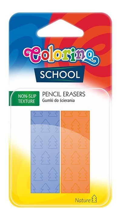 COLORINO - GUMKA DO ŚCIERANIA 2 SZTUKI "CHOINKA" BLISTER //24/ COLORINO - GUMKA DO ŚCIERANIA 2 SZTUKI "CHOINKA" BLISTER //24/