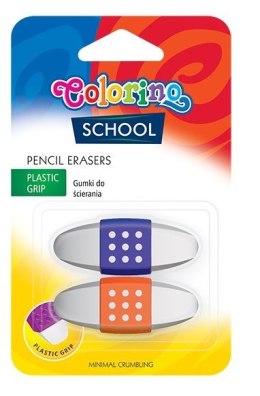 COLORINO - GUMKA DO ŚCIERANIA Z UCHWYTEM 2 SZTUKI 