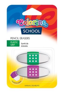 COLORINO - GUMKA DO ŚCIERANIA Z UCHWYTEM 2 SZTUKI 