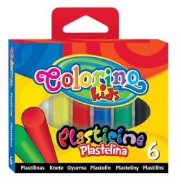 COLORINO - PLASTELINA 6 KOL.