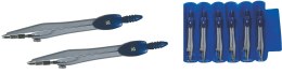 CYRKLE METALOWE W ETUI - 6 szt
