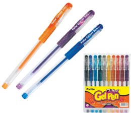 GLITTER GEL PEN 10 KOL - MIX KOLORÓW W ETUI
