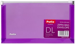 KOPERTA NA DOK.BANKOWE - DL - ZIPPA BAG - /OP-6 szt./ FIOLETOWA
