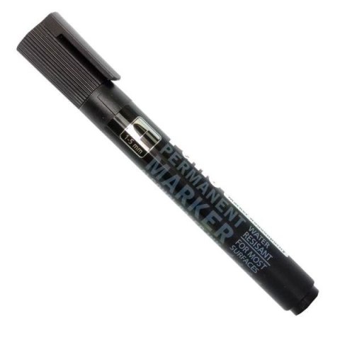 MARKER PERMANENTNY Z OKRĄGŁĄ KOŃCÓWKĄ CZARNY NEW - 1 szt. MARKER PERMANENTNY Z OKRĄGŁĄ KOŃCÓWKĄ CZARNY NEW - 1 szt.