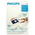 Philips disposable dust bag FC8021/03 Dust Bag 4pcs, • AirStar: FC8220 - FC8229• City-Line: FC8400 - FC8439, HR8368 - HR8378• Ea