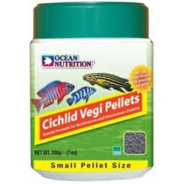 OCEAN NUTRITION CICHILD VEGI PELLETS 100G (POKARM DLA PIELĘGNIC)