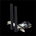 ASUS PCE-AX3000 (802.11ax) AX3000 Dual-Band PCIe Wi-Fi 6 Asus 2 external antennas Bluetooth 5.0, WPA3 network security, OFDMA